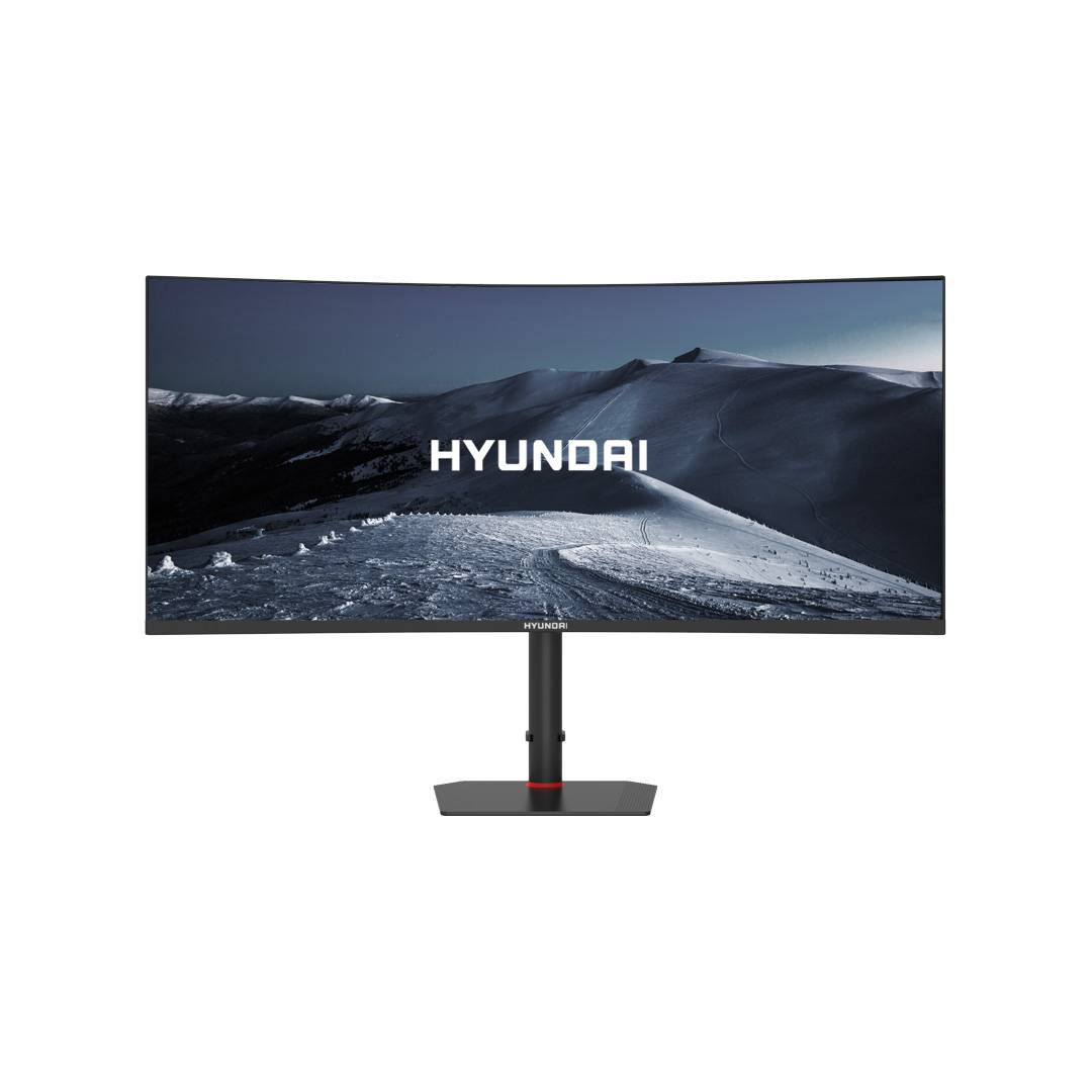 Monitor Gaming - Curvo, LED, HYUNDAI 34 Pulgadas  HT34CGMBK01, Resolucion  3440x1440, 180Hz Negro Monitor Gaming - Curvo, LED, HYUNDAI 34 Pulgadas  HT34CGMBK01, Resolucion  3440x1440, 180Hz Negro